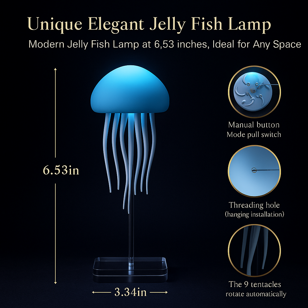 Mediivia’s Ocean Glow Jellyfish Lamp